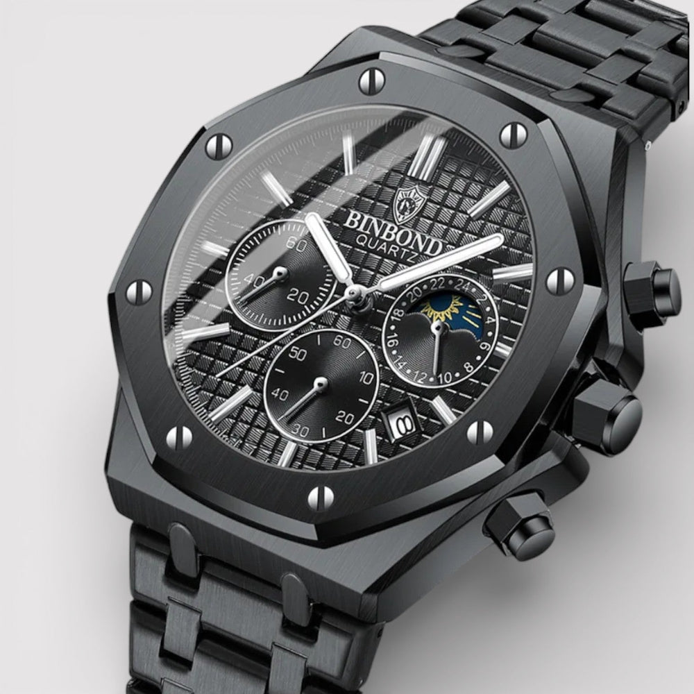 Lorenzi & Montague | The Orlan – Moonphase Chronograph