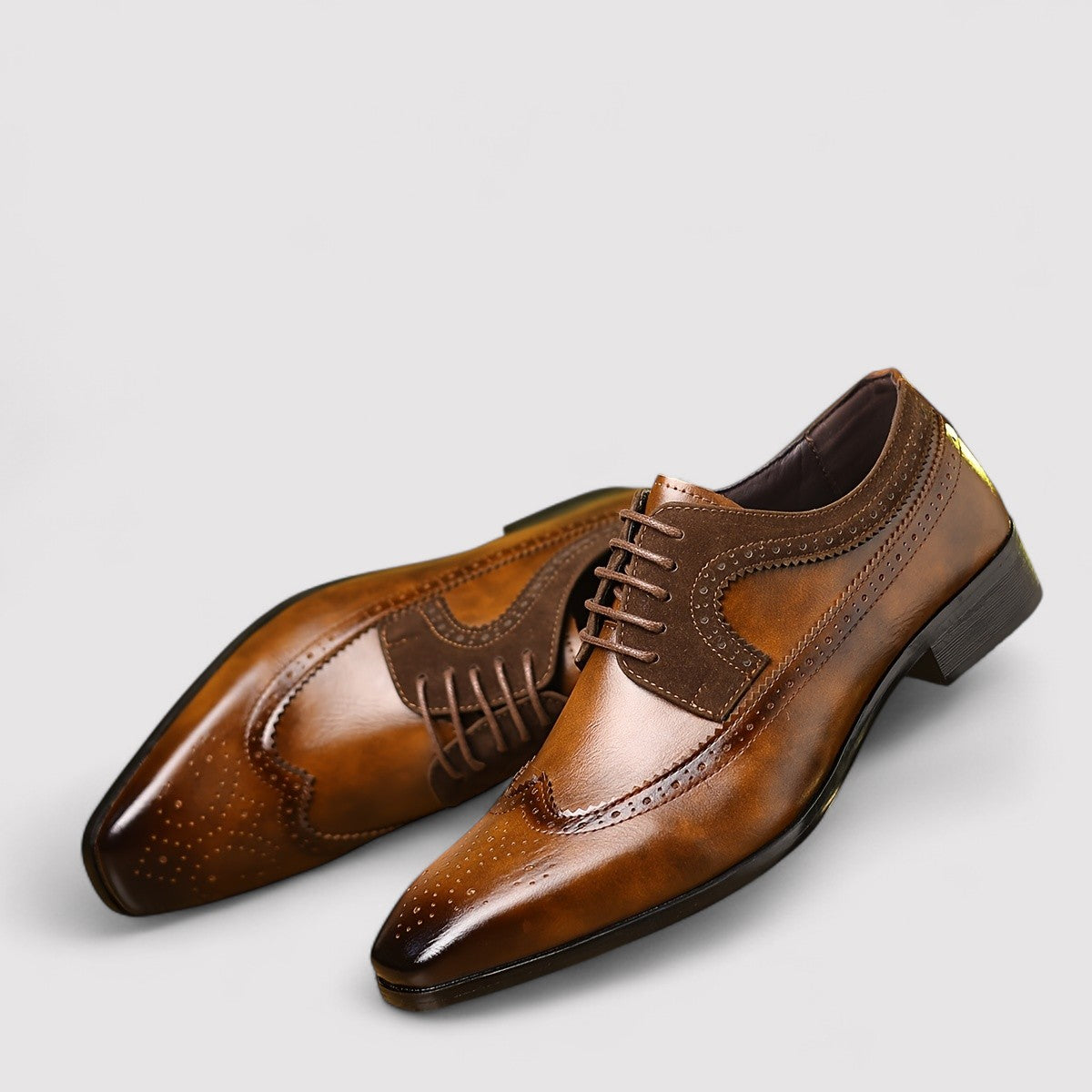 Lorenzi & Montague | The Chesterfield – Brogue Oxford Dress Shoes