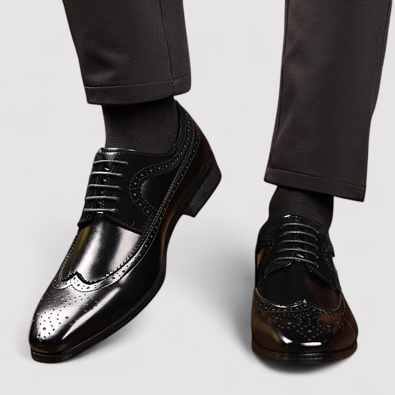 Lorenzi & Montague | The Chesterfield – Brogue Oxford Dress Shoes
