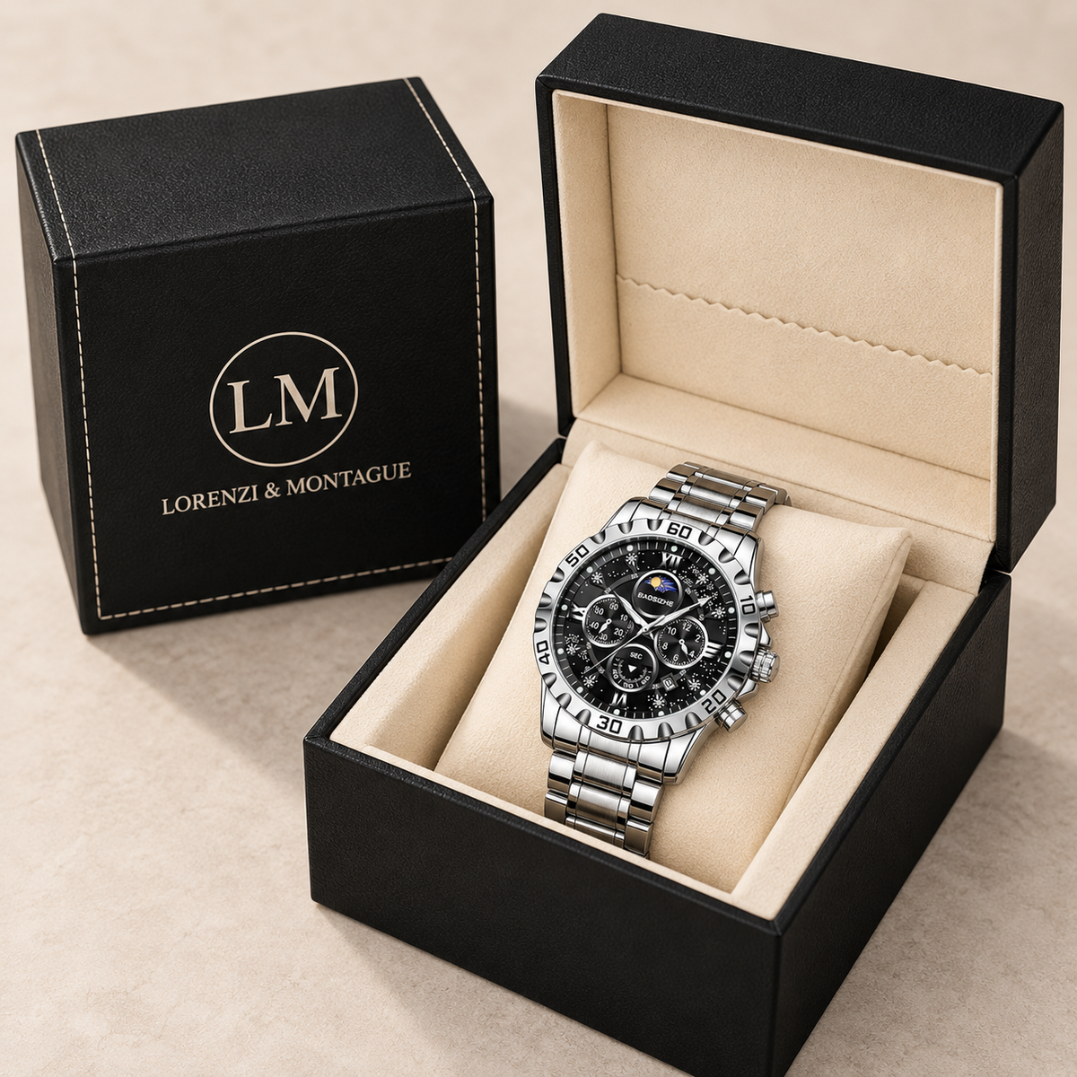 Lorenzi & Montague | The Salvano – Quartz Chronograph Watch