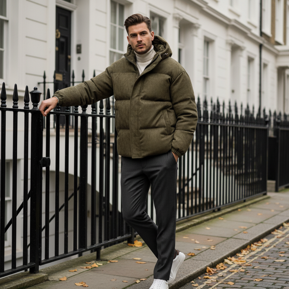 Lorenzi & Montague | The Calder Hooded Puffer Jacket