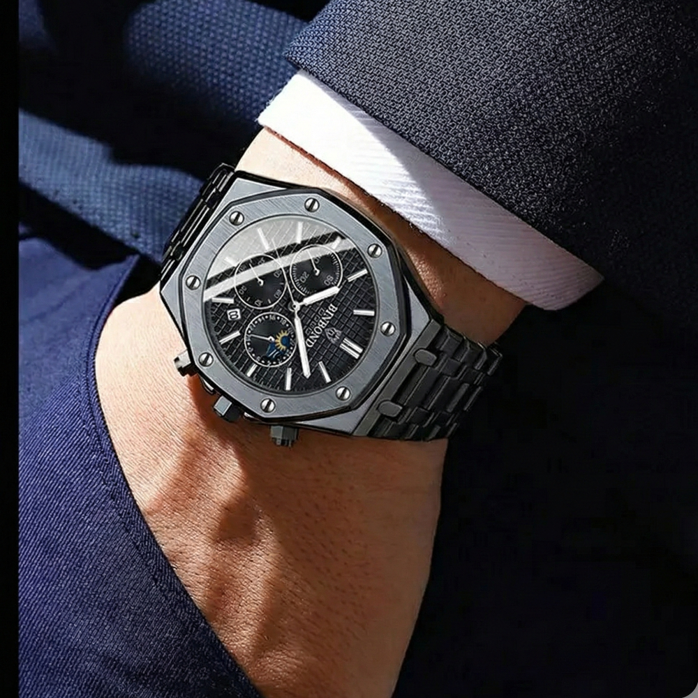 Lorenzi & Montague | The Orlan – Moonphase Chronograph