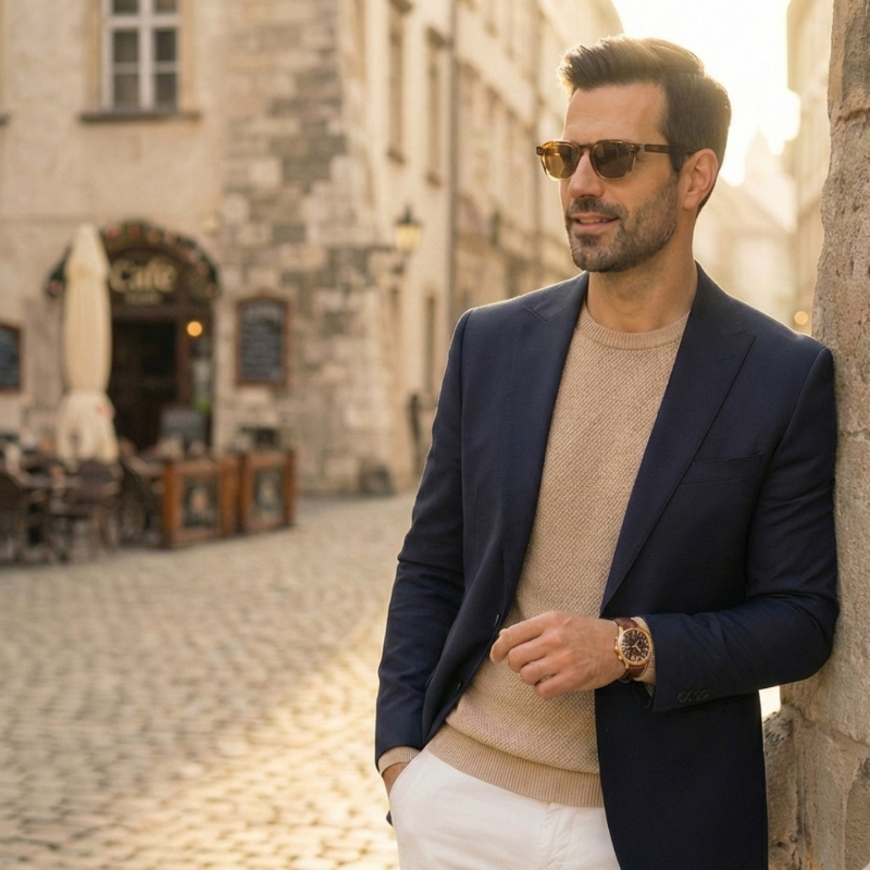 Lorenzi & Montague | The Matteo – Square Sunglasses