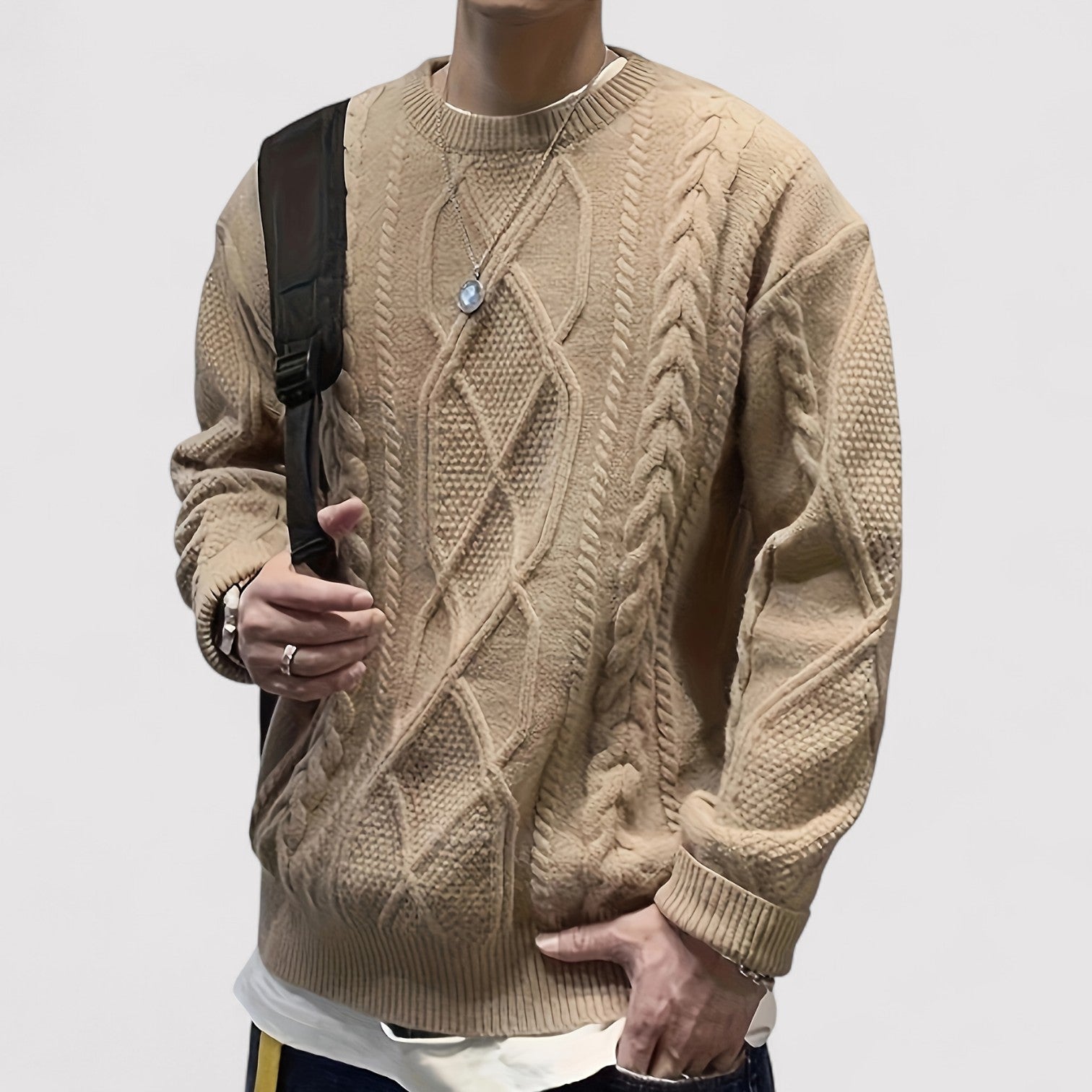 Lorenzi & Montague | The Adrien – Cable Knit Sweater