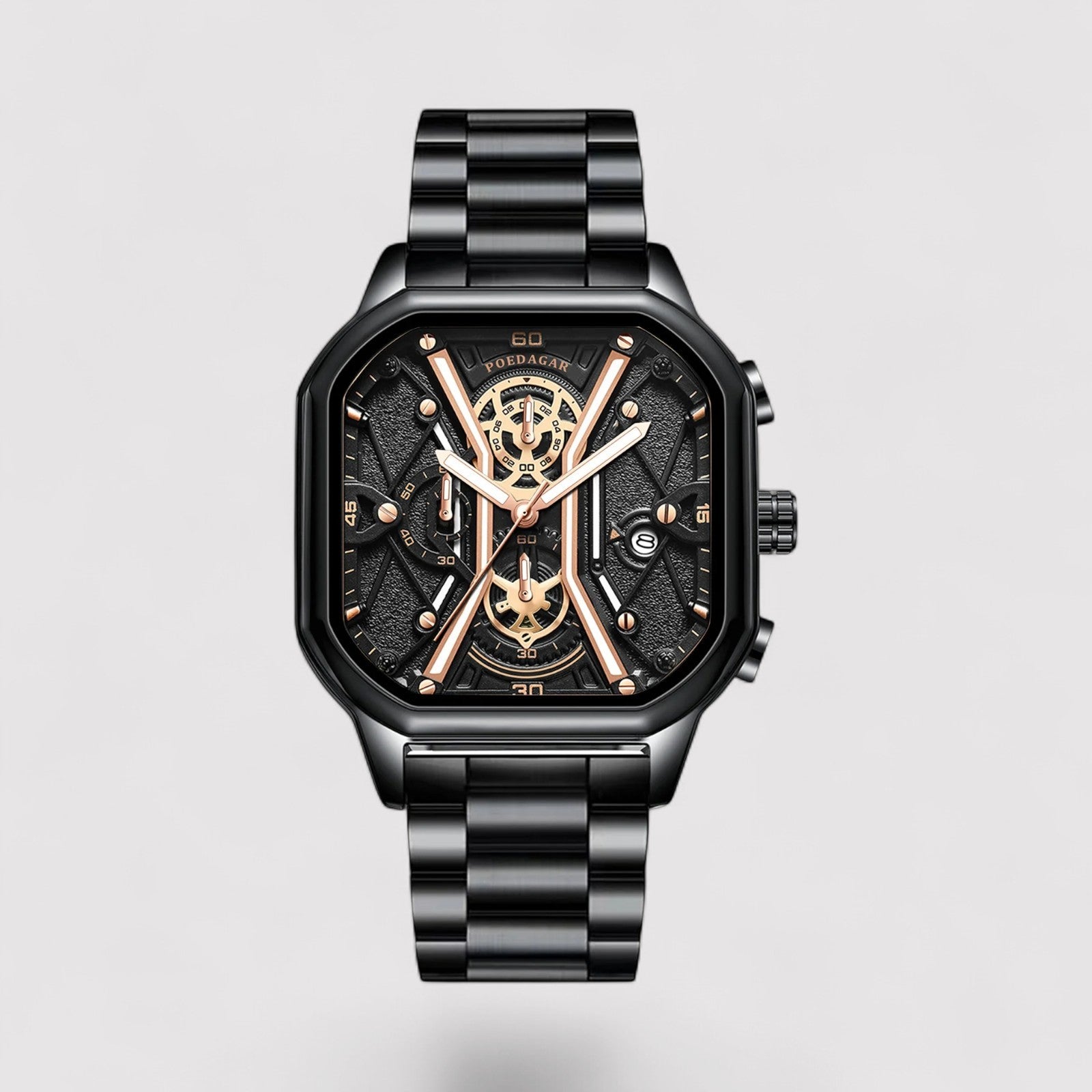 Lorenzi & Montague | The Severin – Skeleton Chronograph Watch