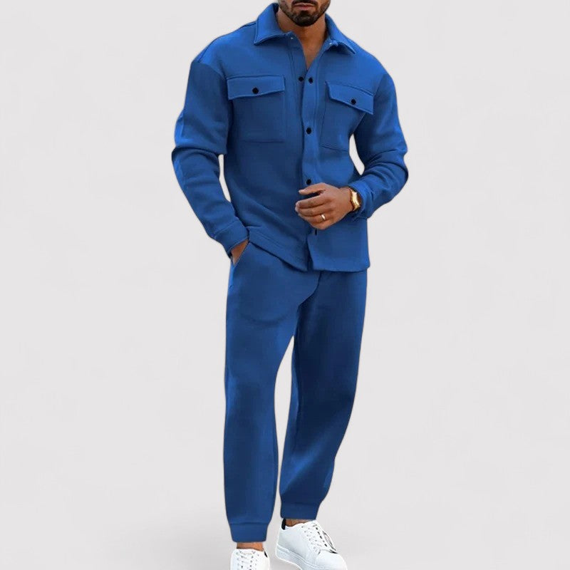 Lorenzi & Montague | The Marco – Suede Two-Piece Set
