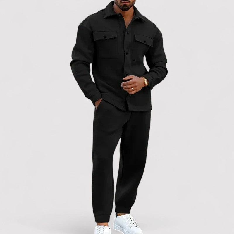 Lorenzi & Montague | The Marco – Suede Two-Piece Set