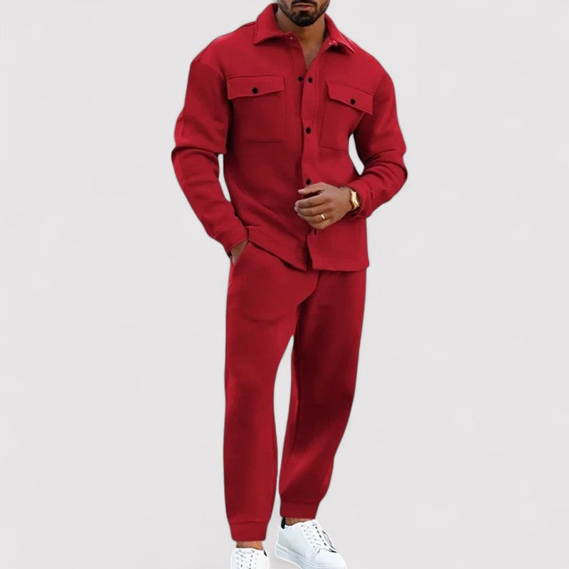 Lorenzi & Montague | The Marco – Suede Two-Piece Set