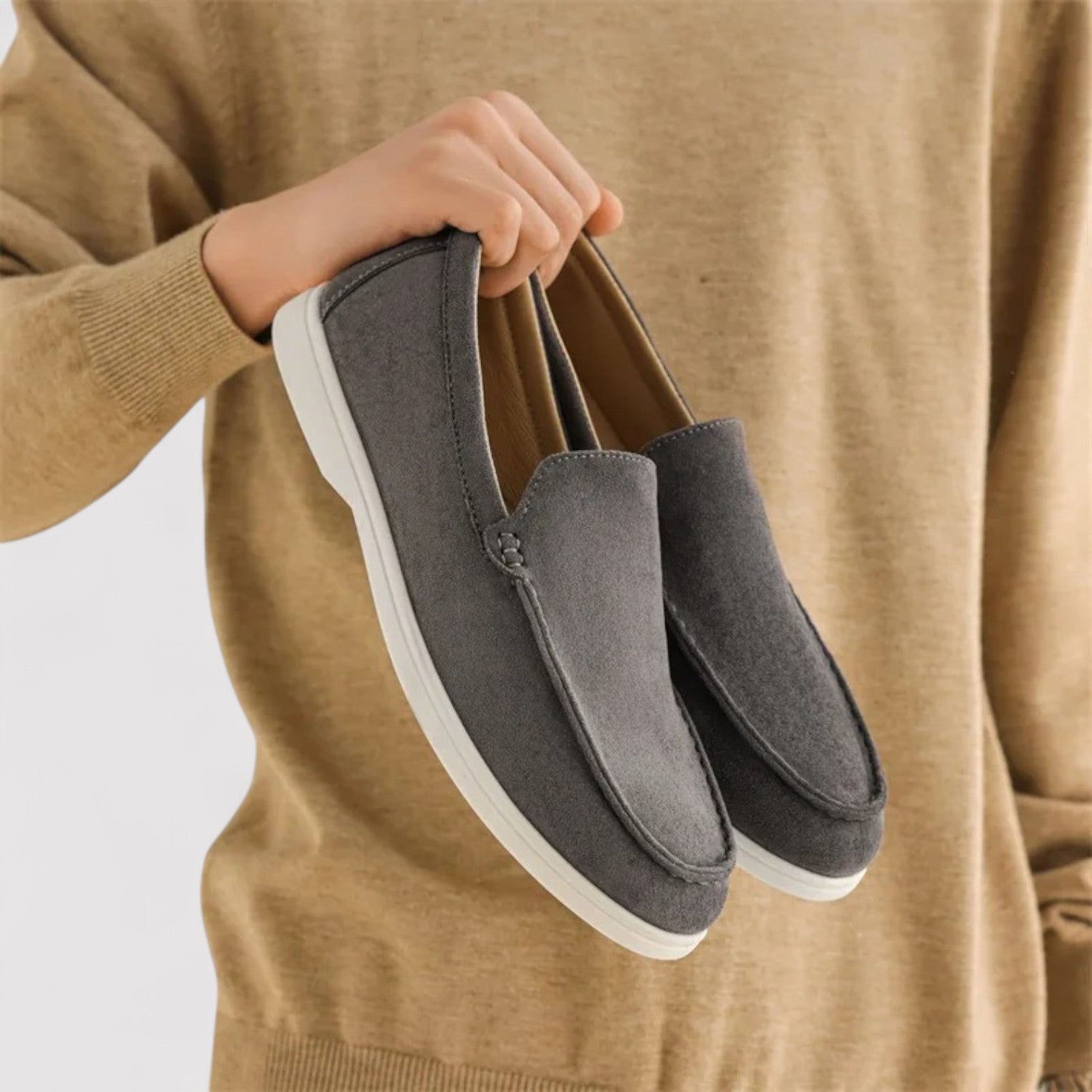 Lorenzi & Montague | The Renato – Suede Driving Loafers