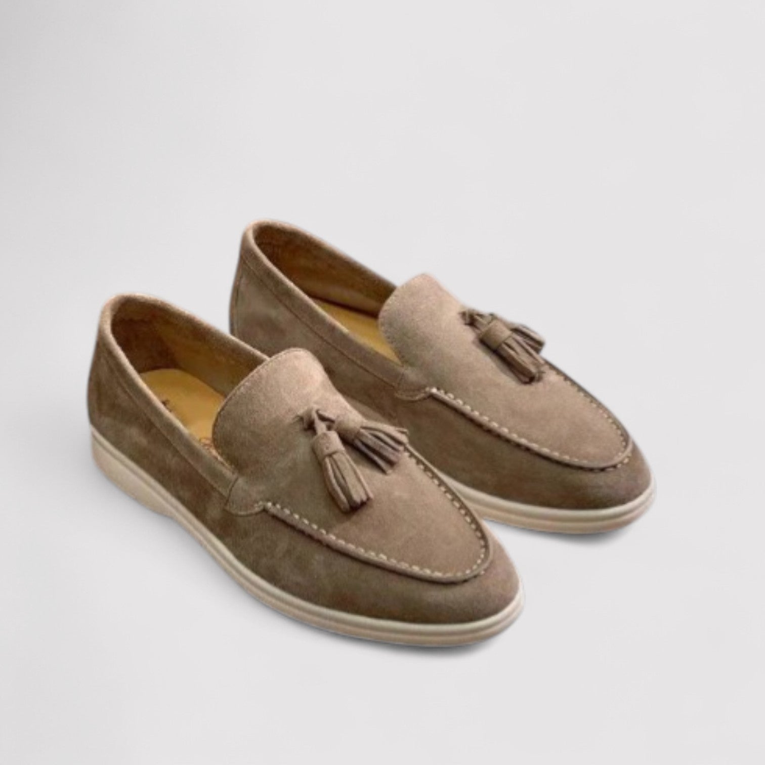 Lorenzi & Montague | The Teodoro – Suede Tassel Loafers