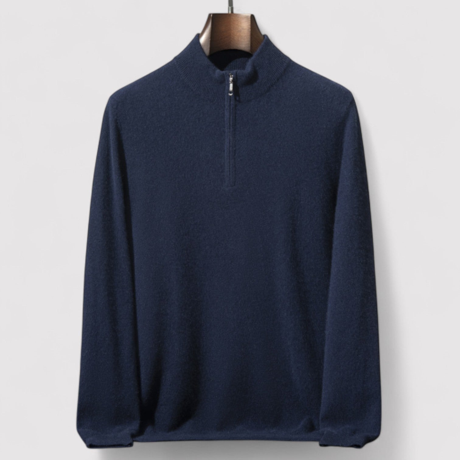Lorenzi & Montague | The Bellero – Half-Zip Wool Sweater