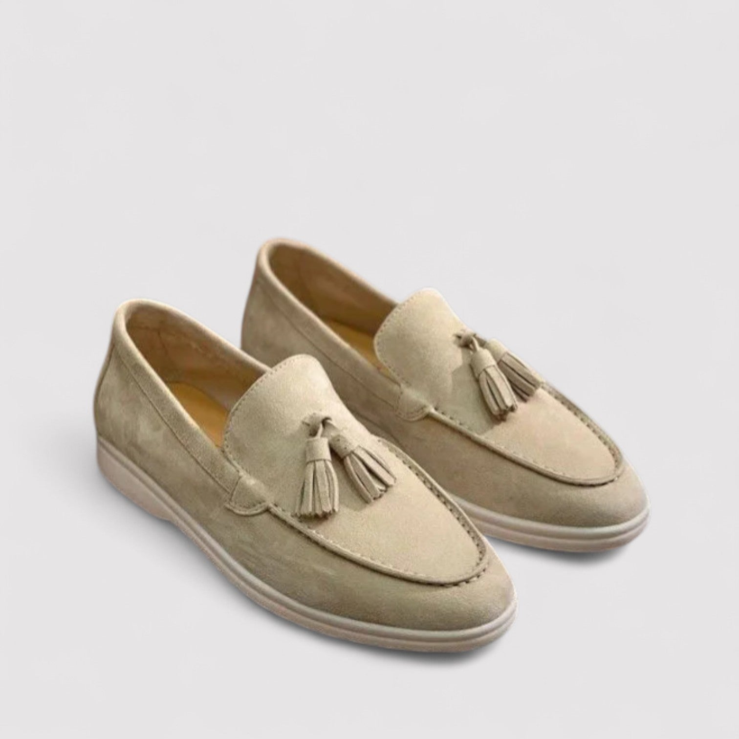Lorenzi & Montague | The Teodoro – Suede Tassel Loafers