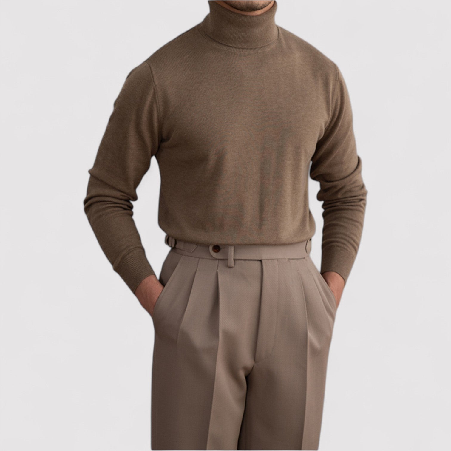 Lorenzi & Montague | The Giulian – Wool Turtleneck