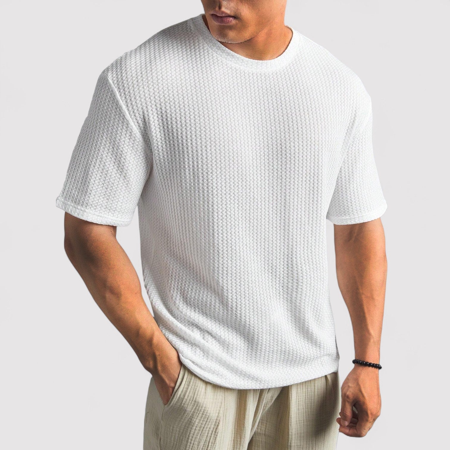 Lorenzi & Montague | The Adrius II – Textured Summer T-Shirt