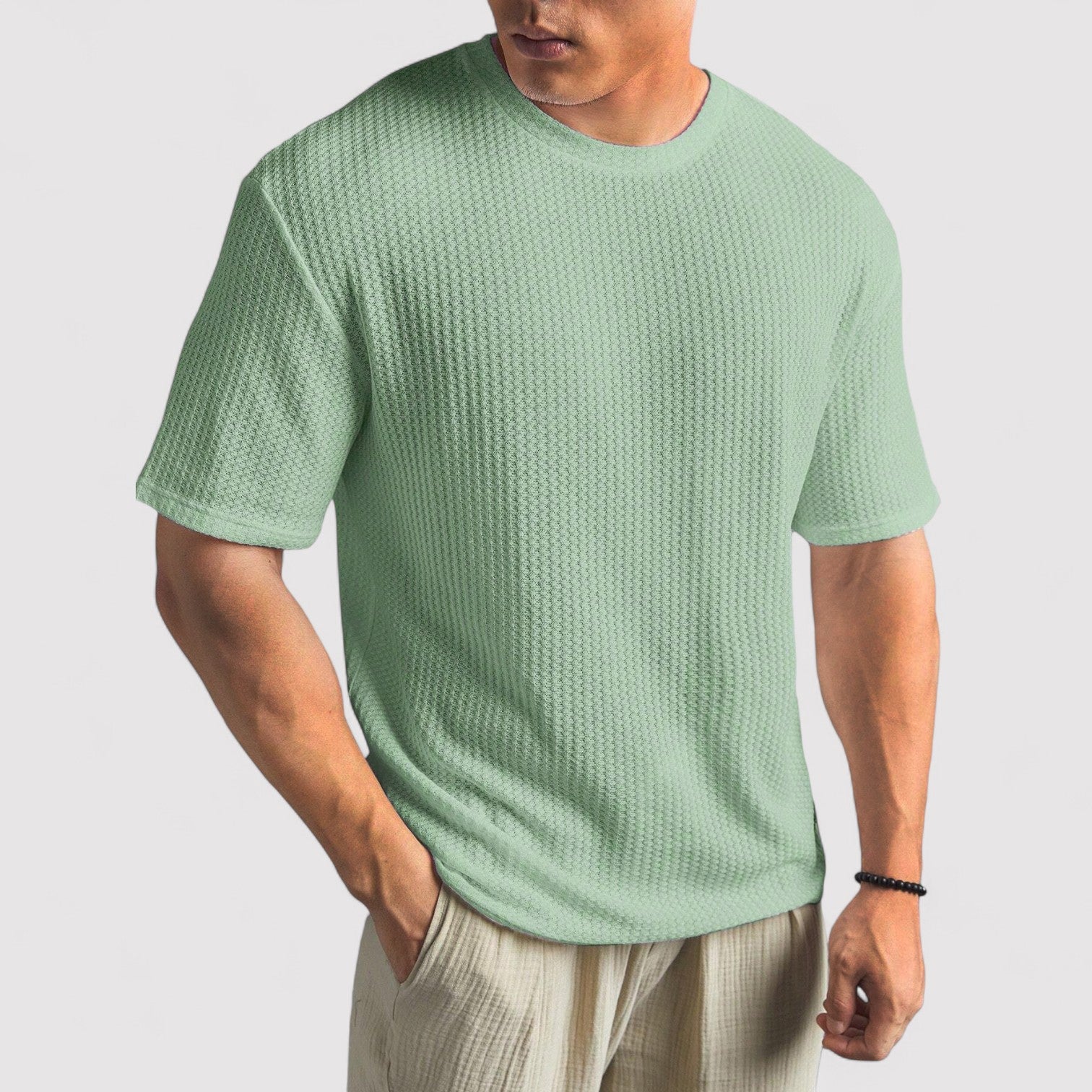 Lorenzi & Montague | The Adrius II – Textured Summer T-Shirt