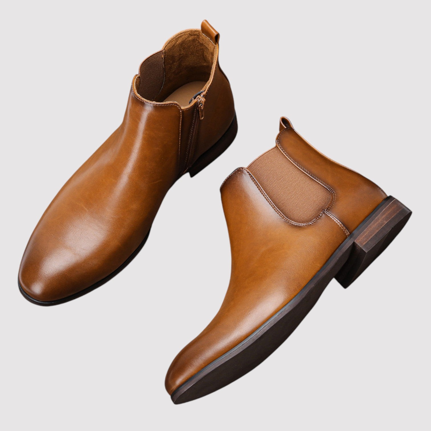 Lorenzi & Montague | The Alden – Leather Chelsea Boots