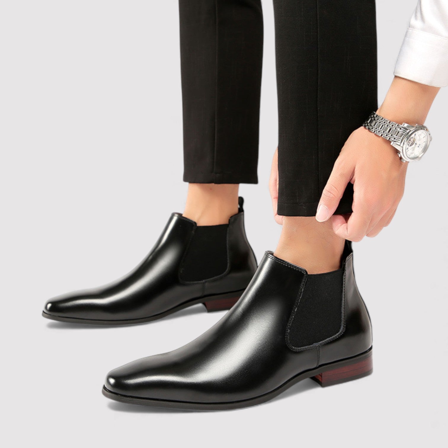 Lorenzi & Montague | The Vittorio – Leather Chelsea Boots