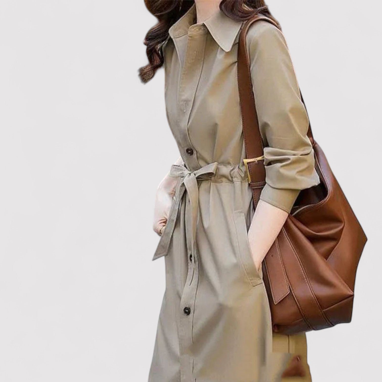 Lorenzi & Montague | The Camille – Beige Coat