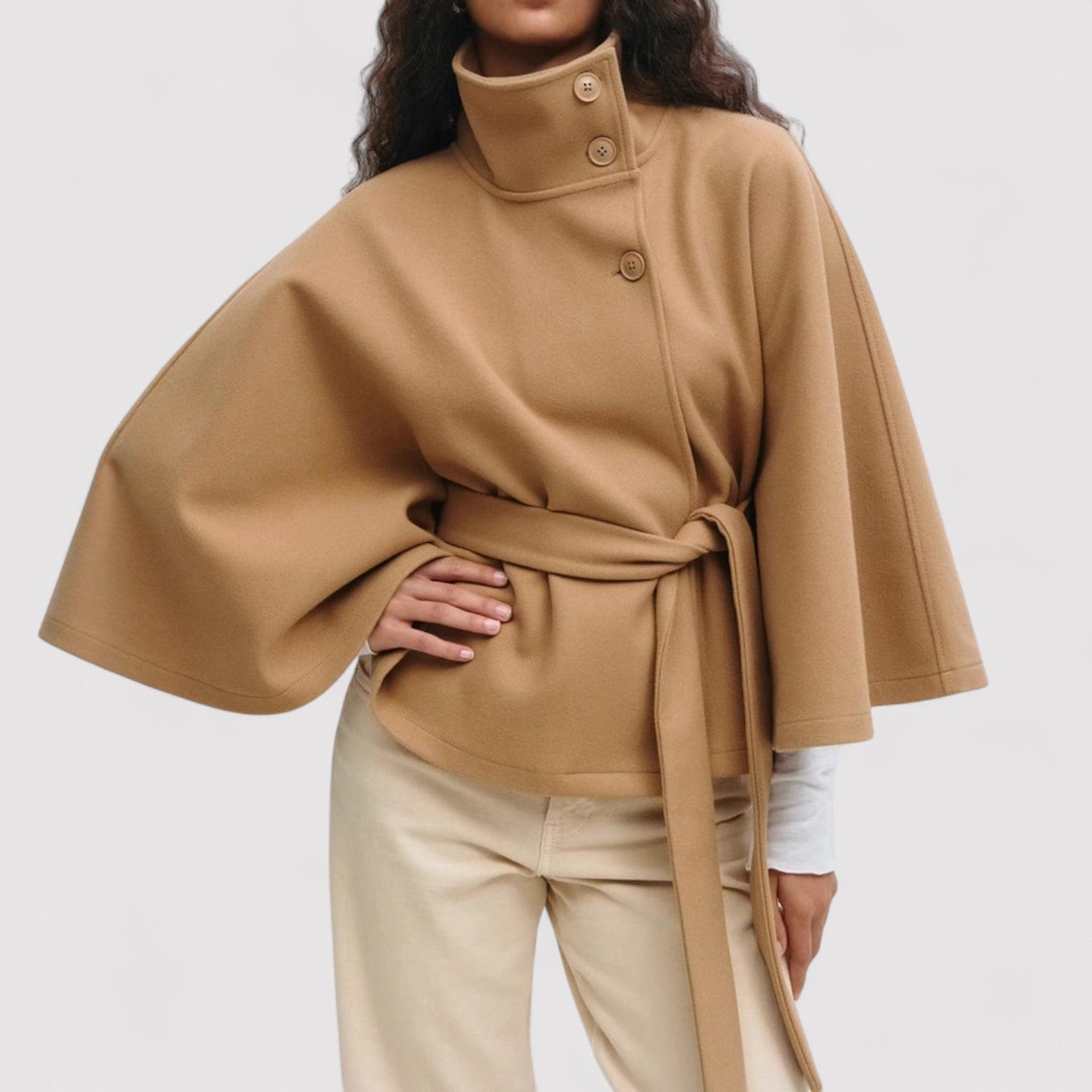 Lorenzi & Montague | The Adrienne – Cape Coat