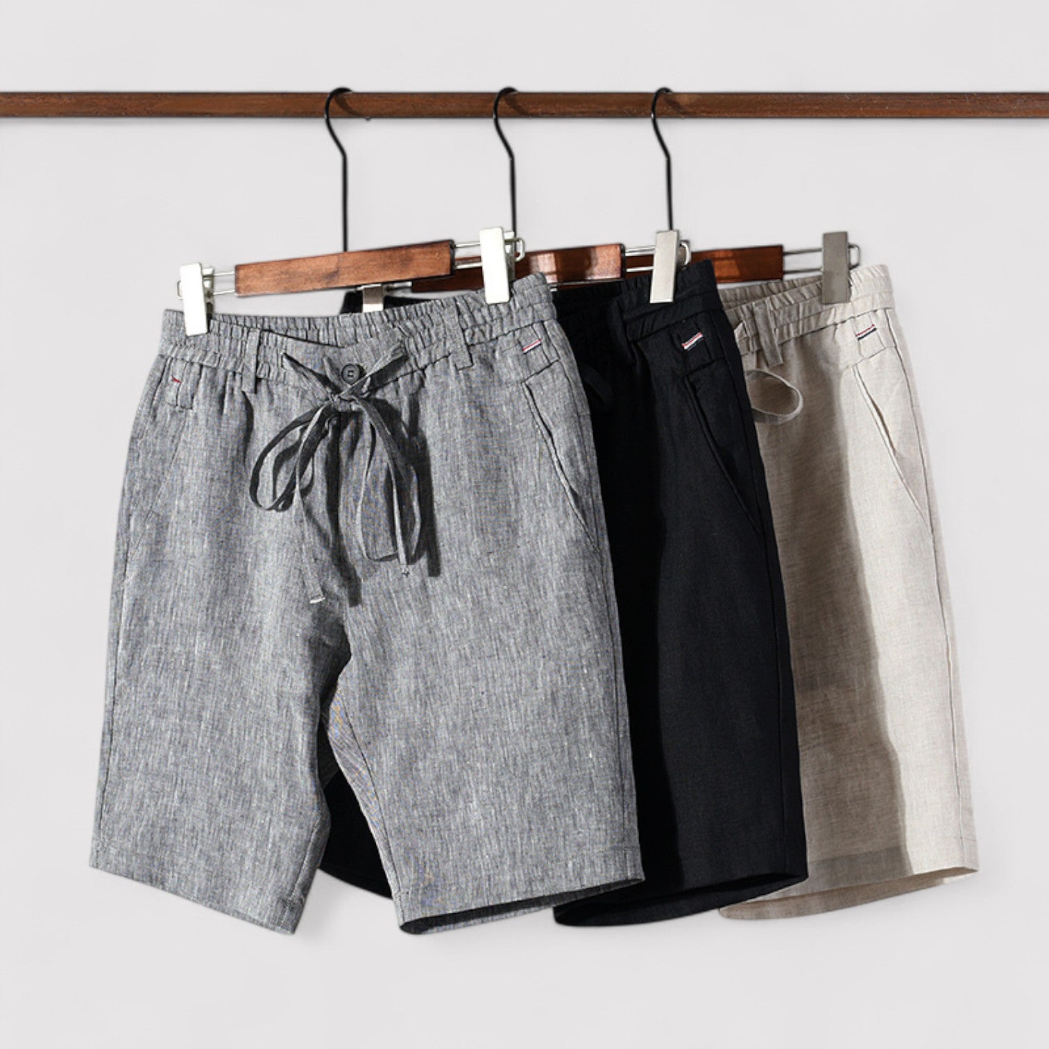 Lorenzi & Montague | The Luca – Linen Shorts