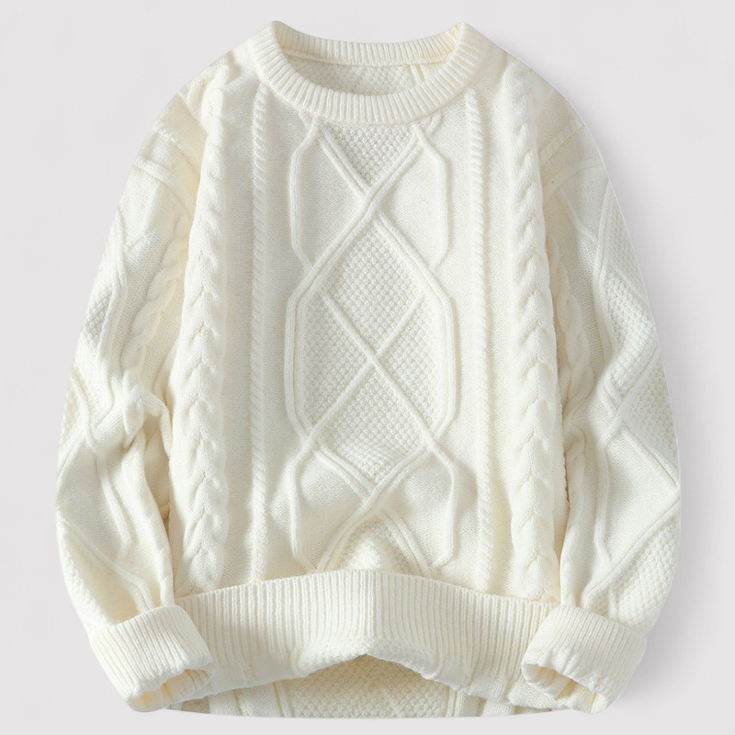 Lorenzi & Montague | The Adrien – Cable Knit Sweater