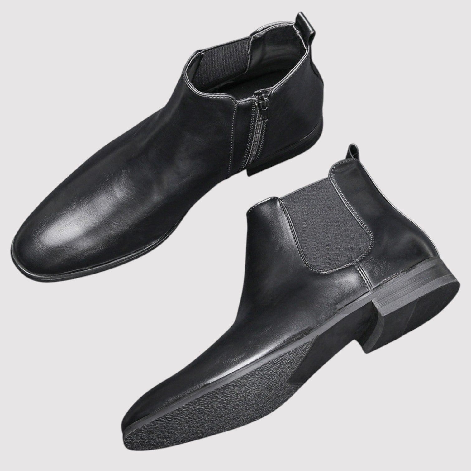 Lorenzi & Montague | The Alden – Leather Chelsea Boots