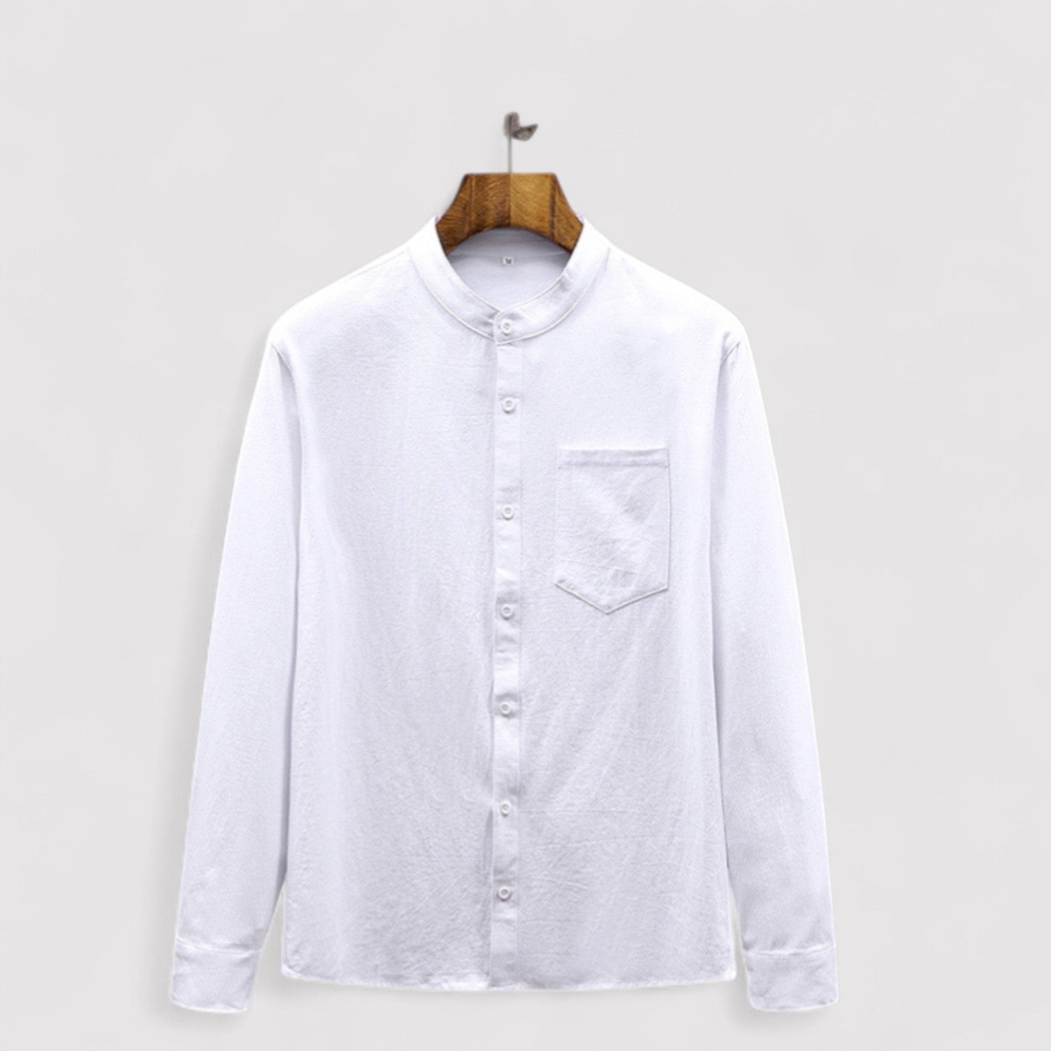 Lorenzi & Montague | The Modena – Band Collar Shirt