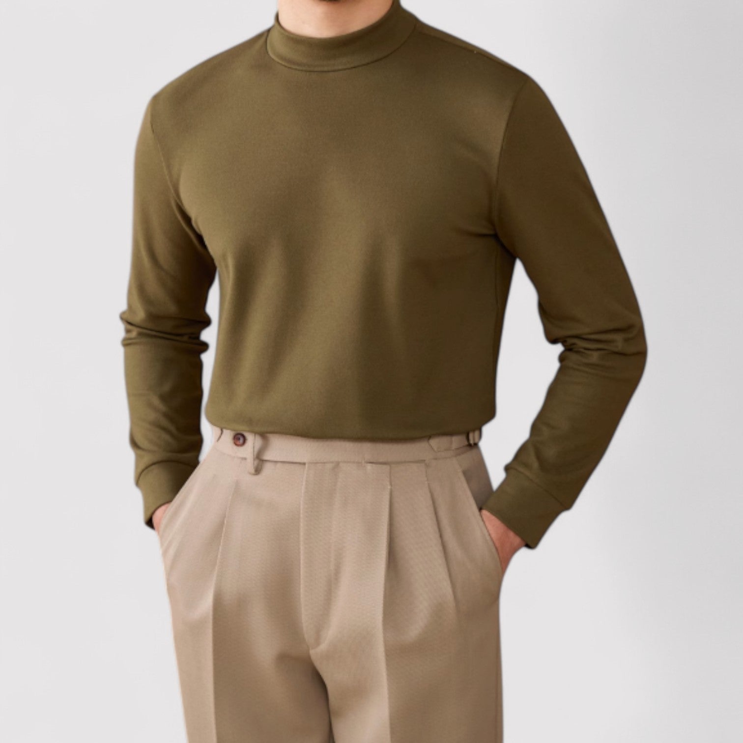 Lorenzi & Montague | The Cosimo – Half-High Neck Longsleeve