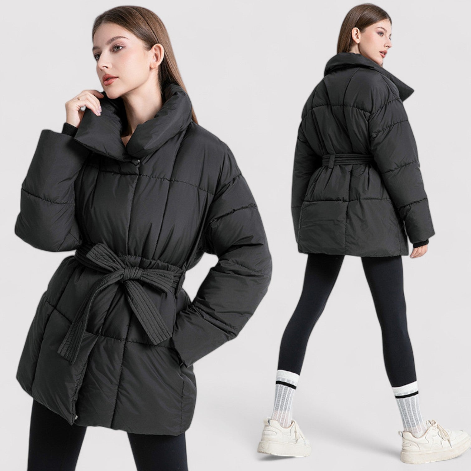 Lorenzi & Montague | The Celeste – Mid-Length Puffer Jacket