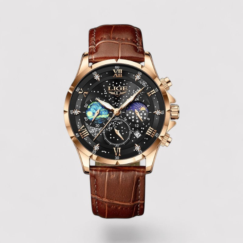 Lorenzi & Montague | The Celestial – Moonphase Chronograph