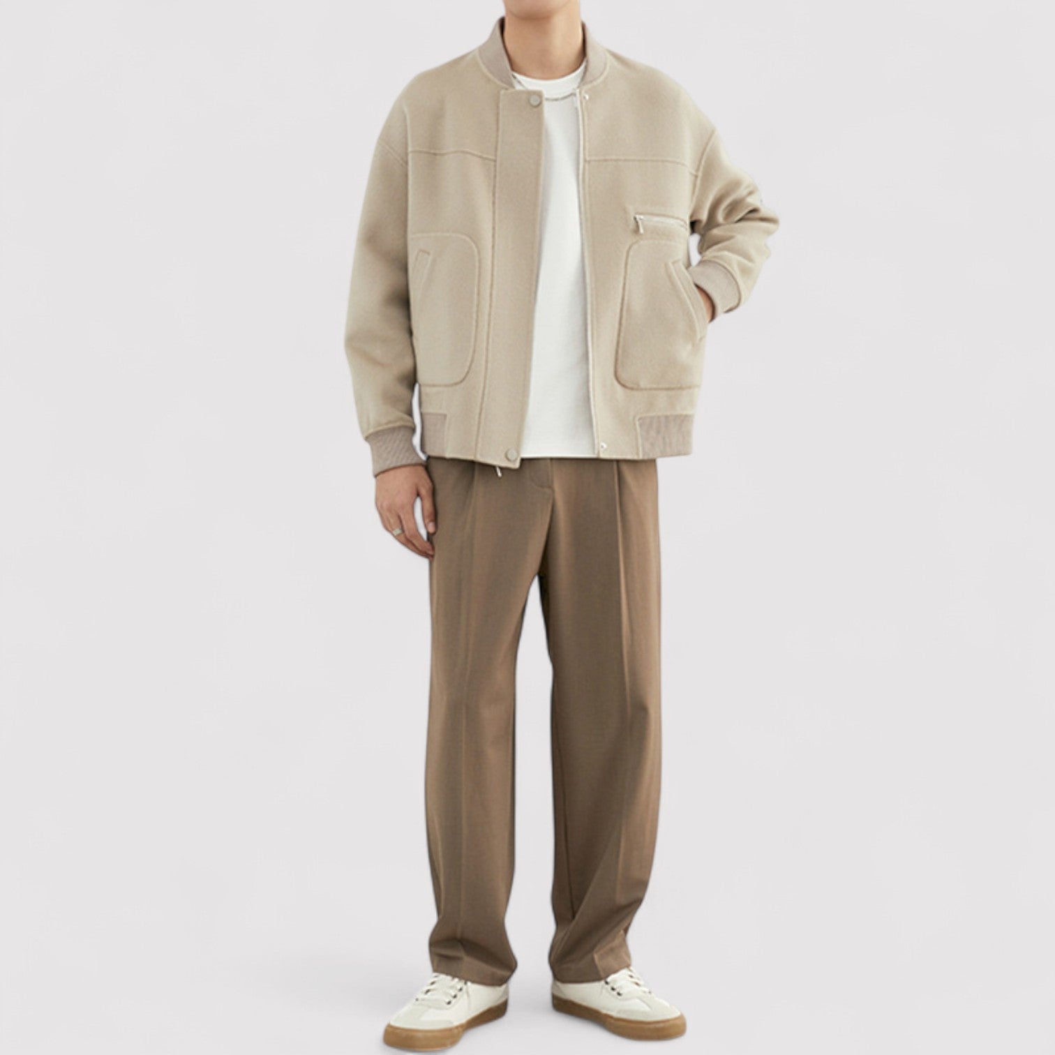 Lorenzi & Montague | The Ennio – Wool Bomber Jacket