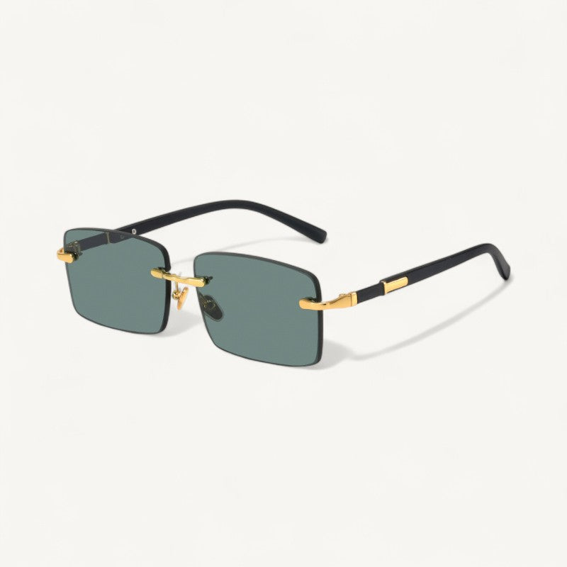 Lorenzi & Montague | The Eton Rimless Crystal Sunglasses