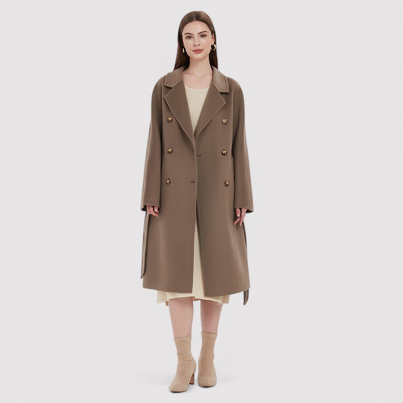 Lorenzi & Montague | The Elena – Women’s Reversible Cashmere Coat