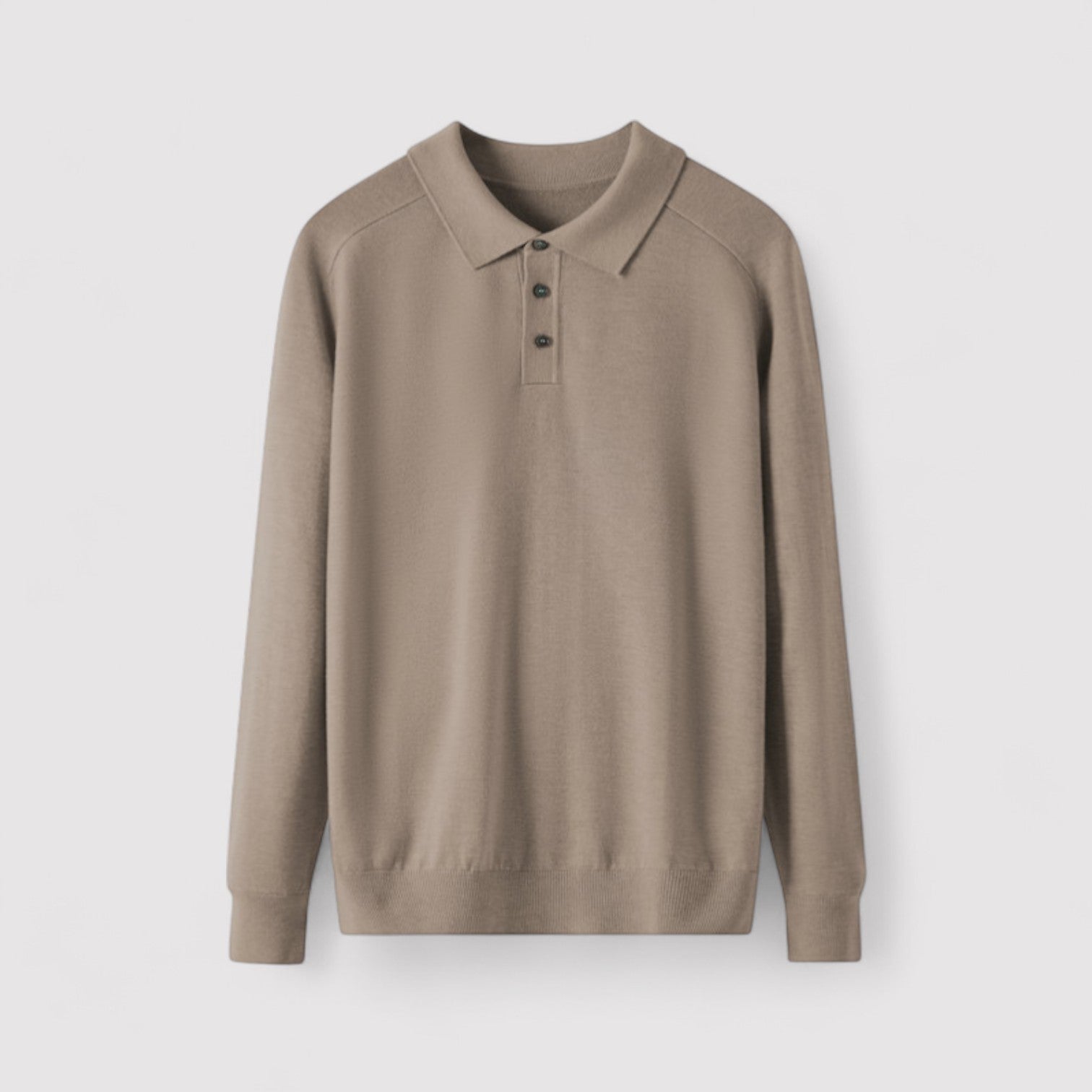Lorenzi & Montague | The Nerio – Long Sleeve Knit Polo