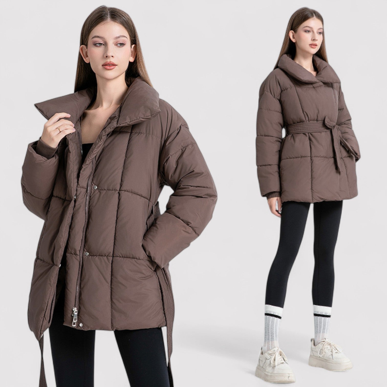 Lorenzi & Montague | The Celeste – Mid-Length Puffer Jacket