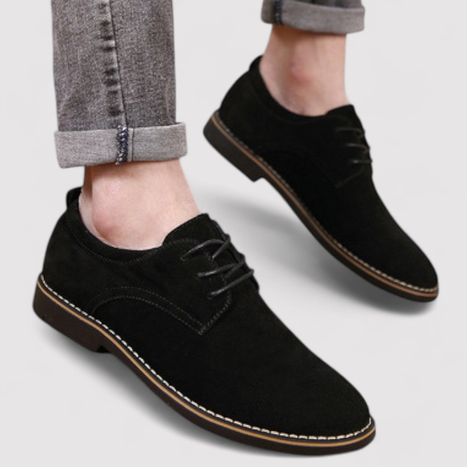 Caspian – Casual Suede Lace-Up Shoe