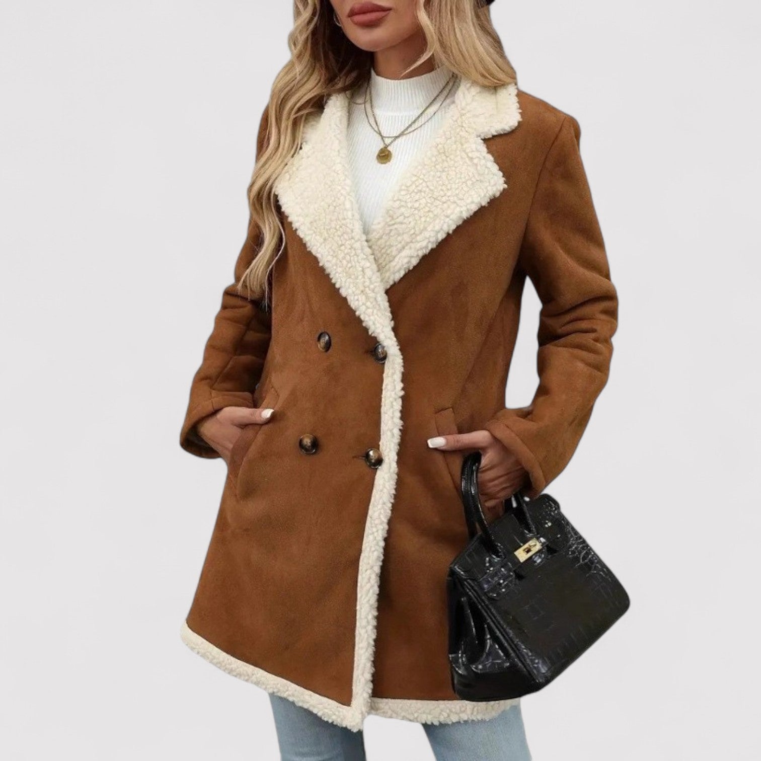 Lorenzi & Montague | The Amara – Shearling Coat
