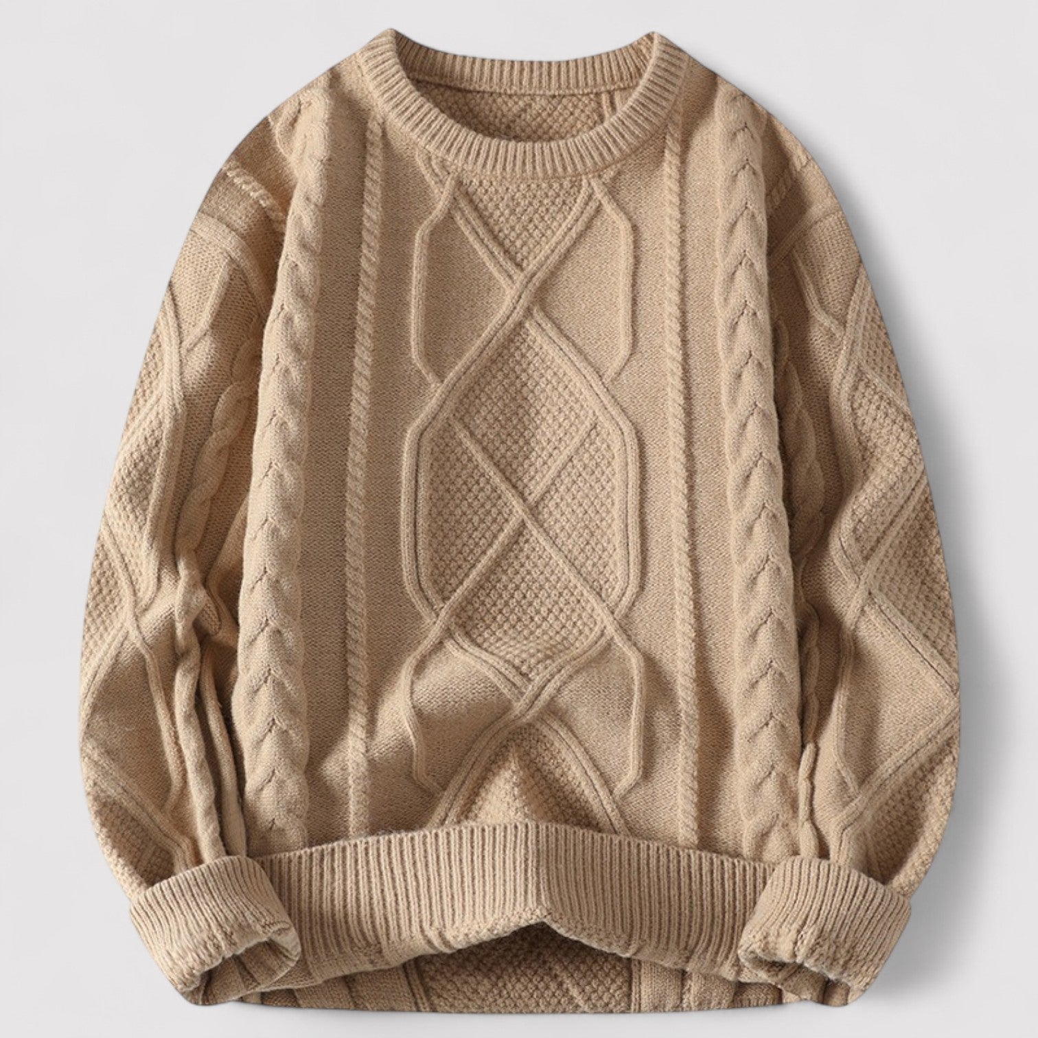 Lorenzi & Montague | The Adrien – Cable Knit Sweater