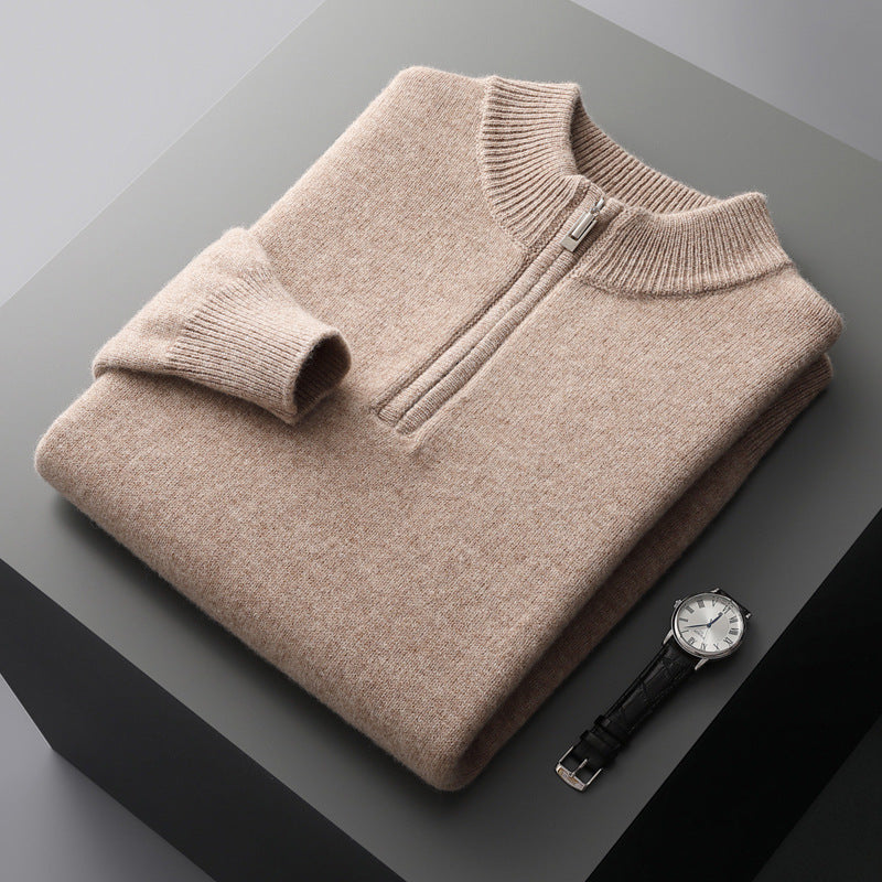 Lorenzi & Montague | The Renzo – Zip Wool Pullover
