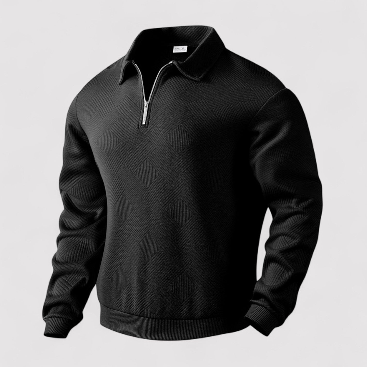 Lorenzi & Montague | The Bellagio – Jacquard Half-Zip