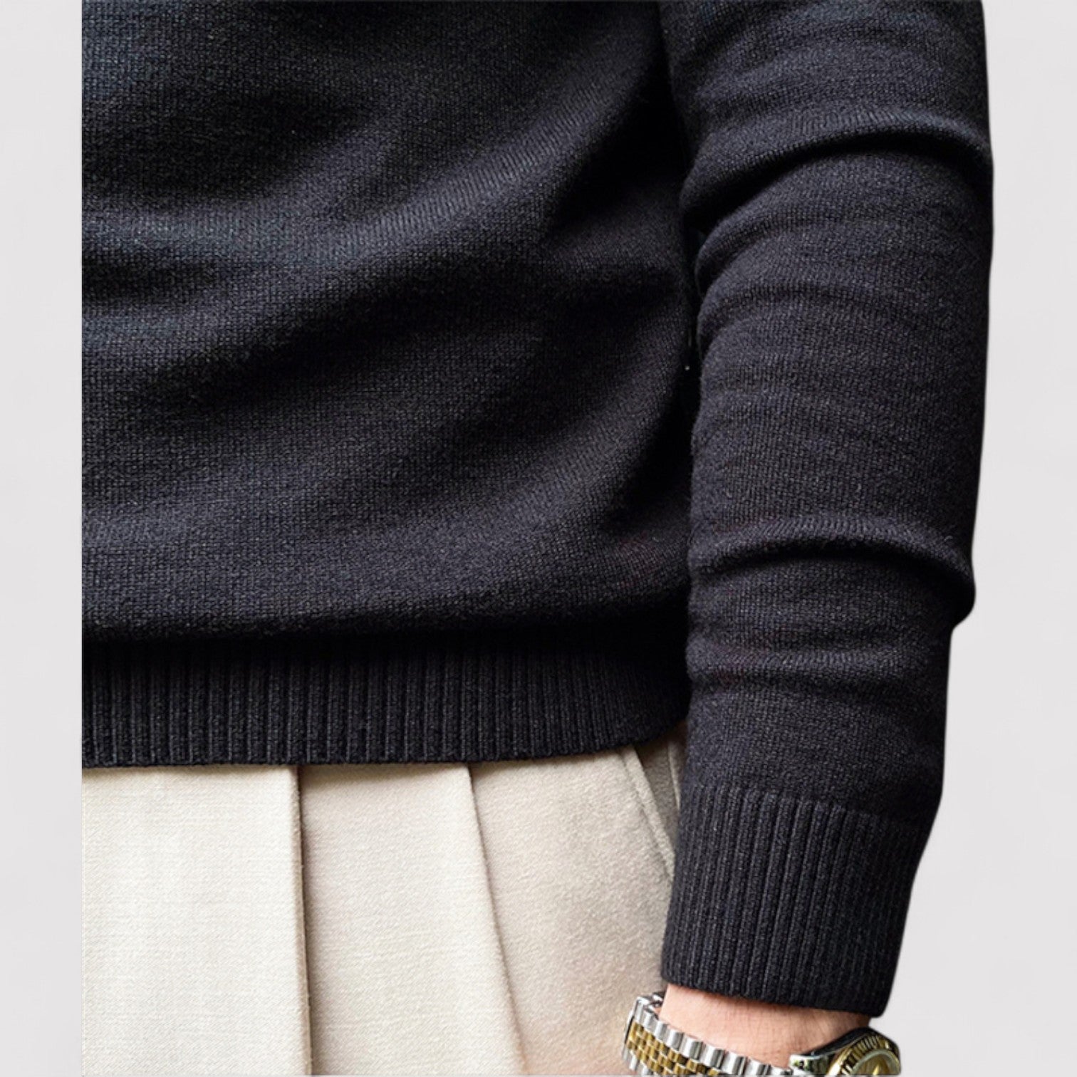 Lorenzi & Montague | The Étienne – Zip Neck Sweater