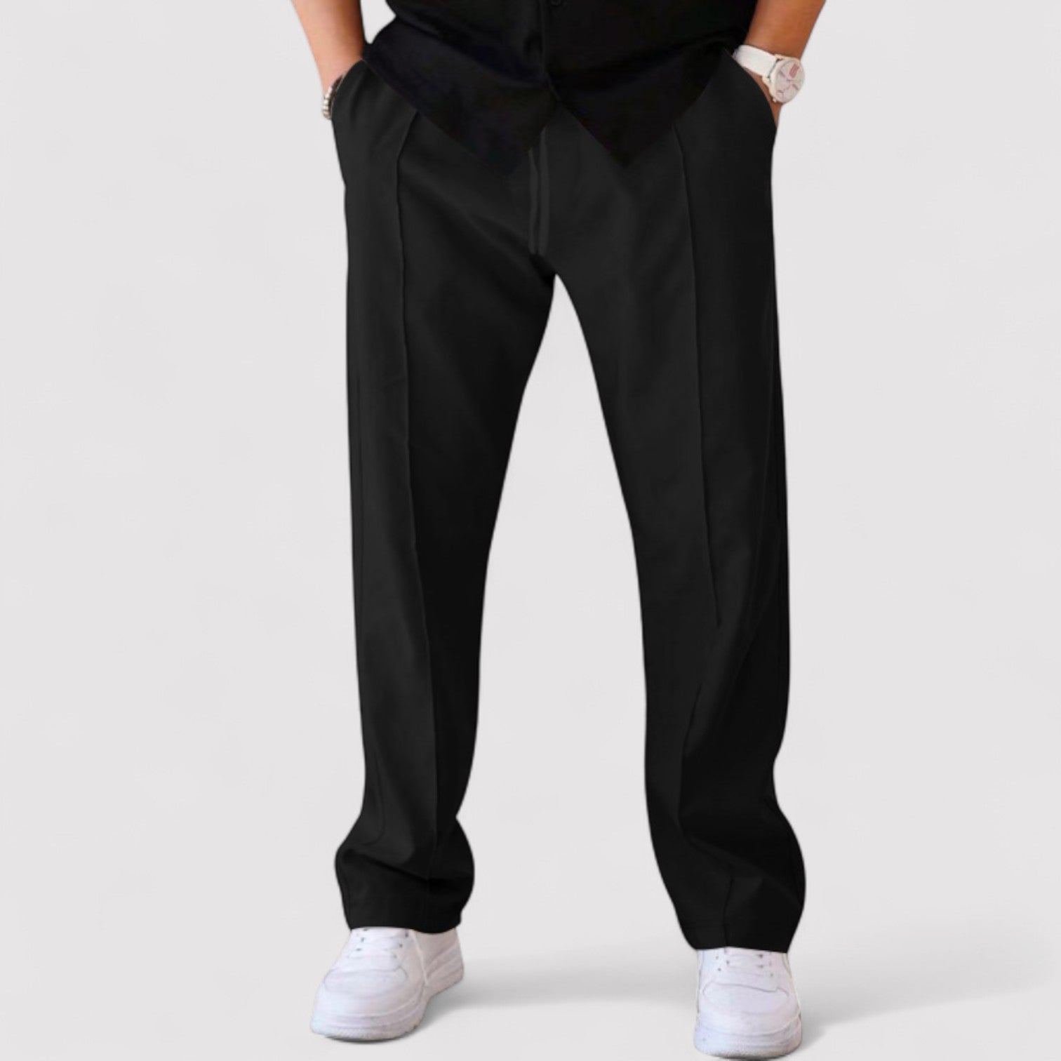Lorenzi & Montague | The Vittoré – Relaxed Straight-Leg Trousers