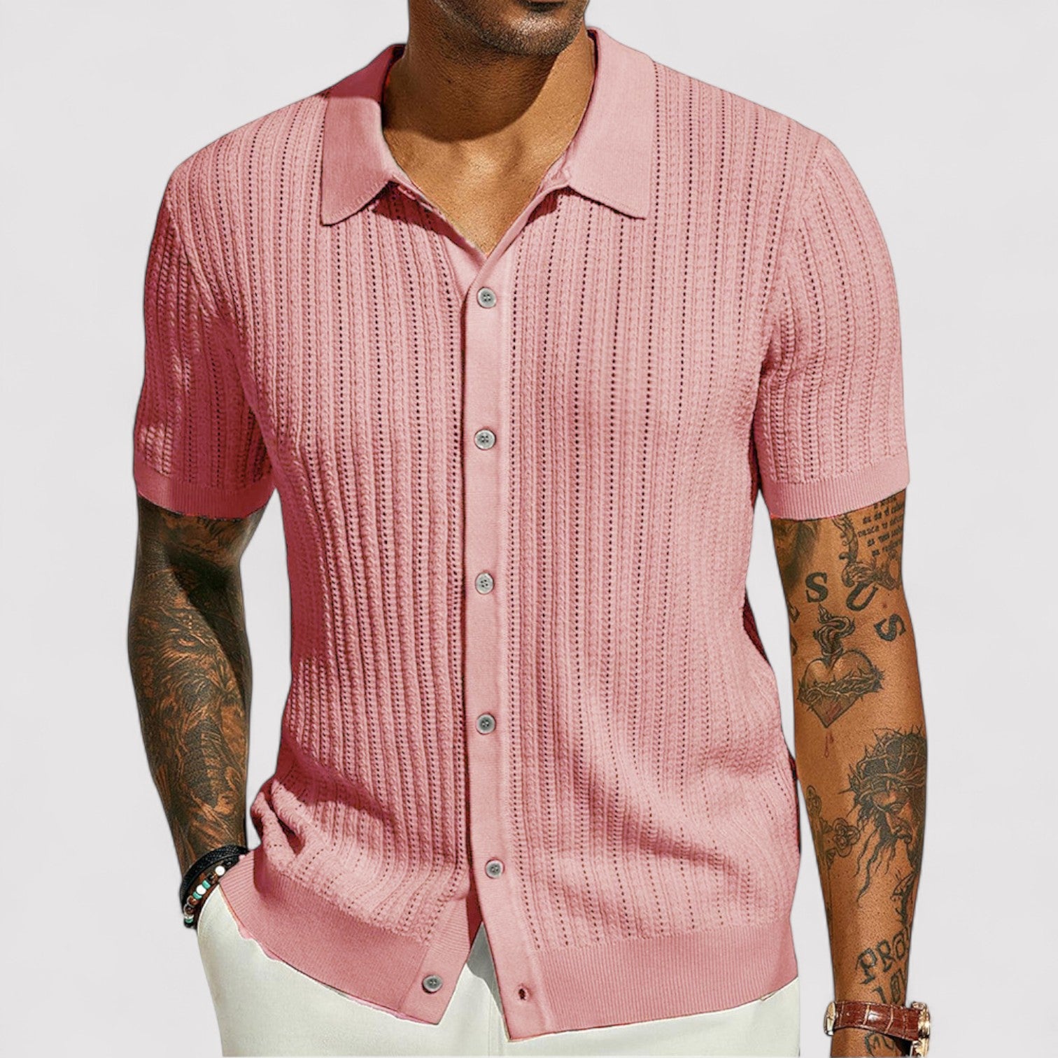Lorenzi & Montague | The Massimo – Men’s Knitted Shirt