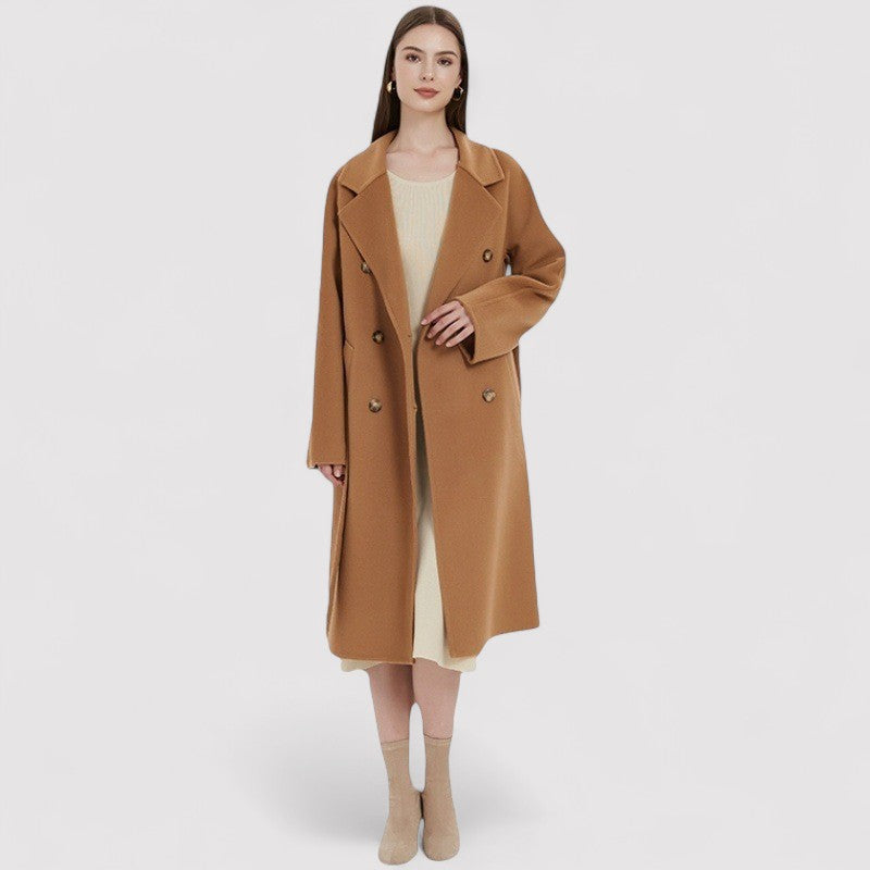 Lorenzi & Montague | The Elena – Women’s Reversible Cashmere Coat