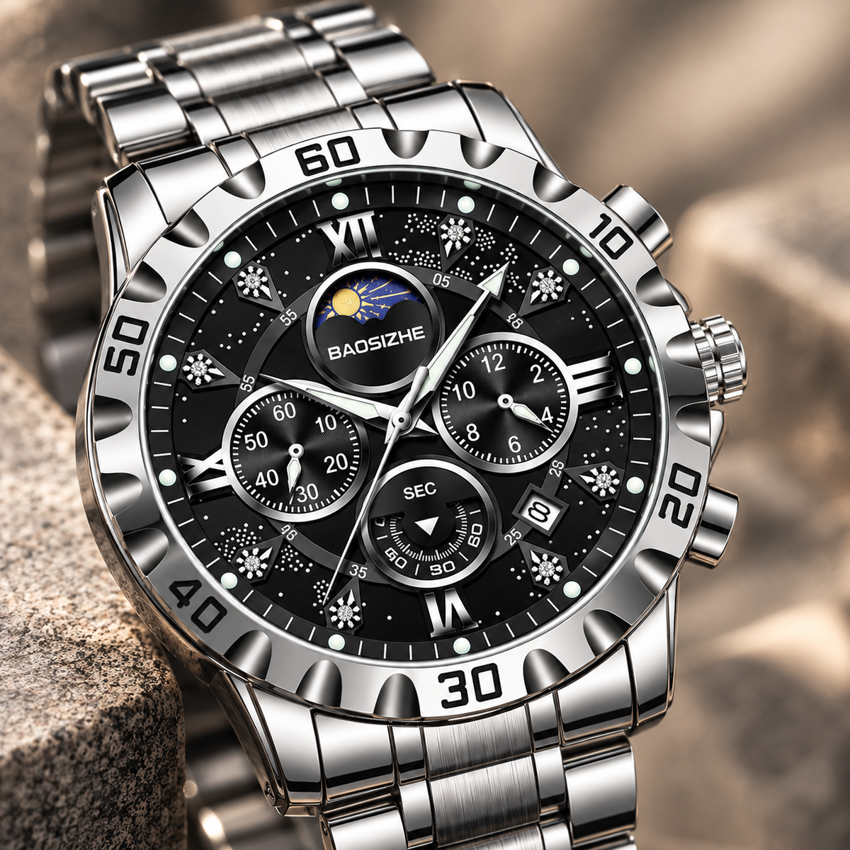 Lorenzi & Montague | The Salvano – Quartz Chronograph Watch