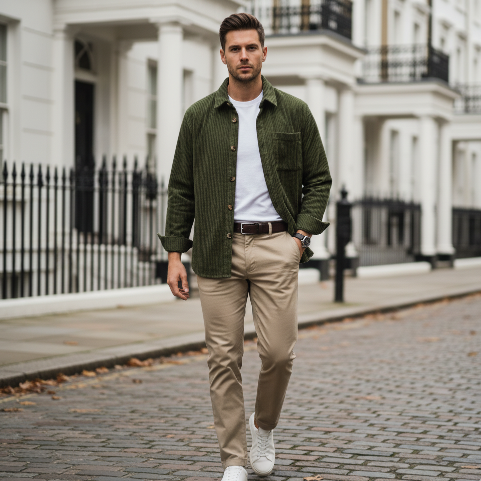 Lorenzi & Montague | The Silvano – Corduroy Overshirt