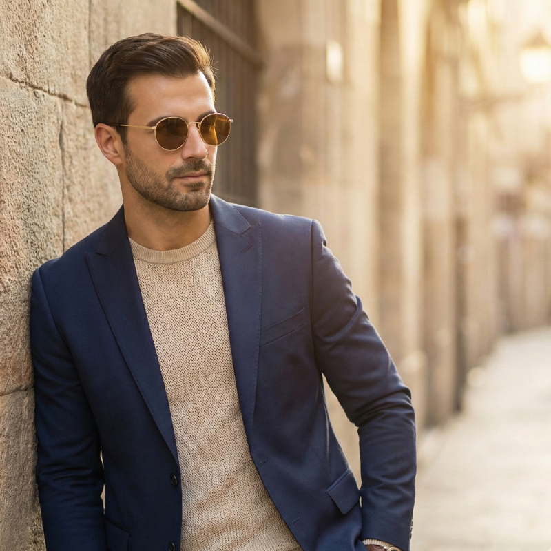 Lorenzi & Montague | The Ashford Round Sunglasses