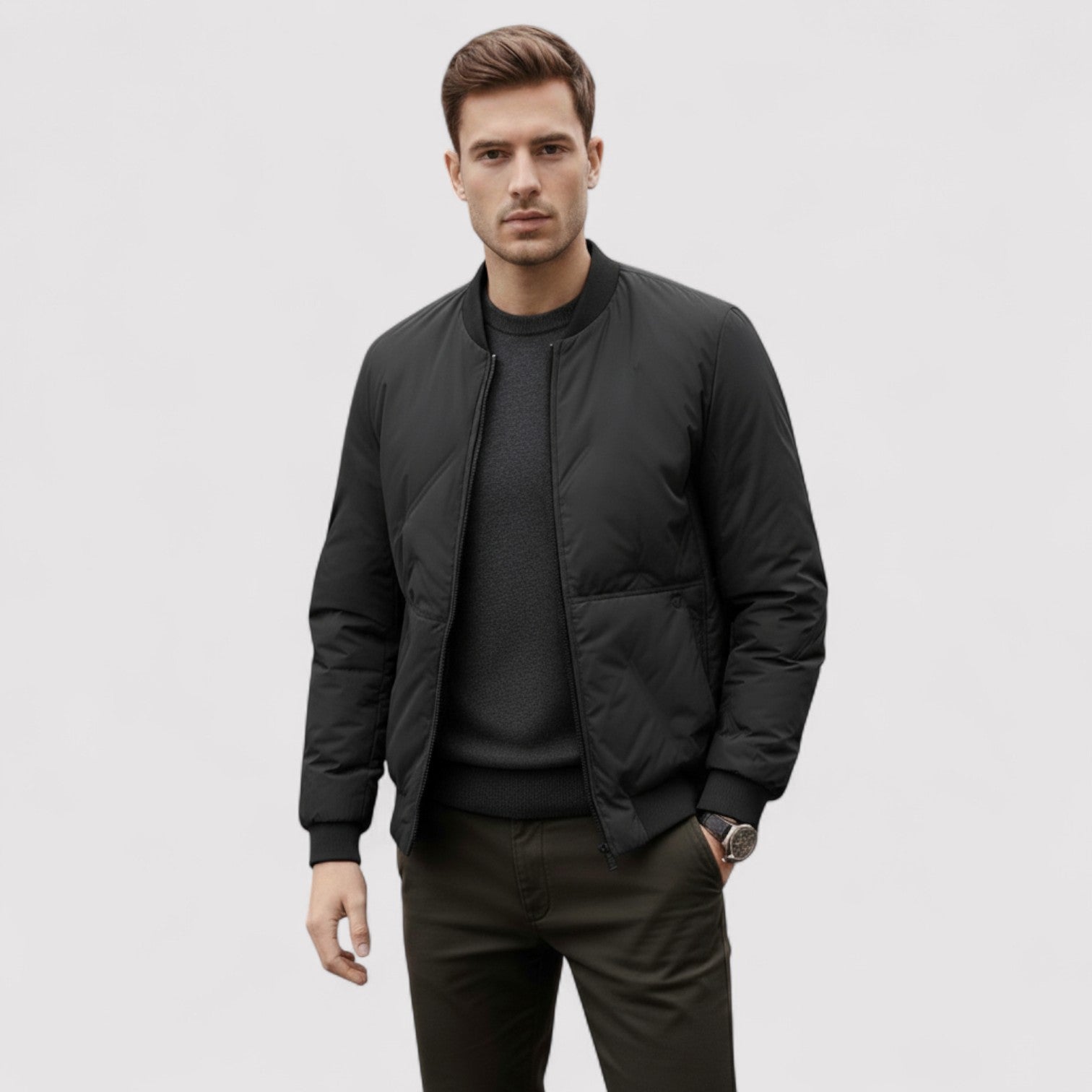 Lorenzi & Montague | The Matteo – Padded Bomber Jacket