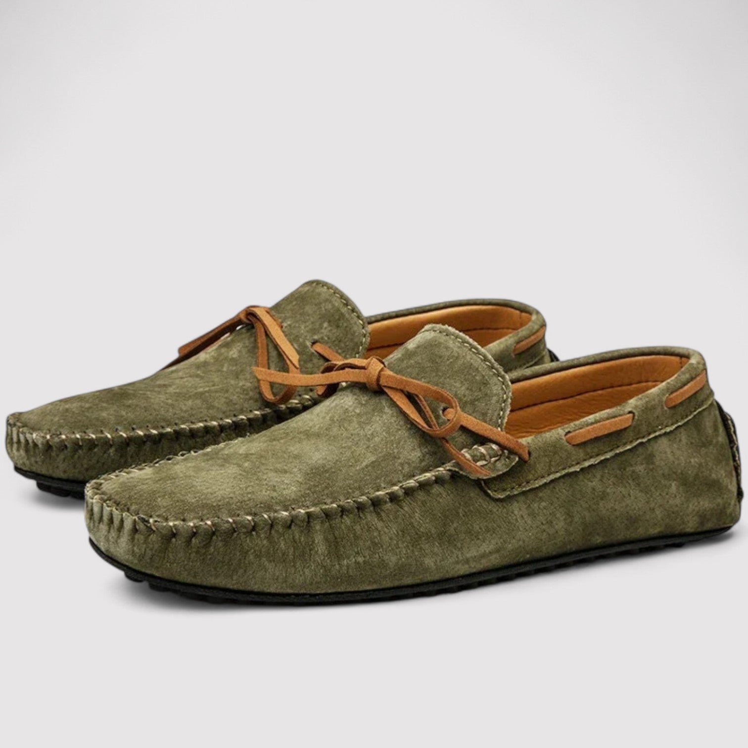 Lorenzi & Montague | The Daniele – Suede Bow Driving Loafers