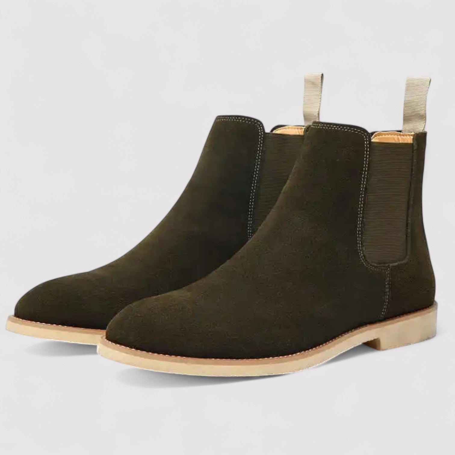 Lorenzi & Montague | The Elio – Suede Chelsea Boots